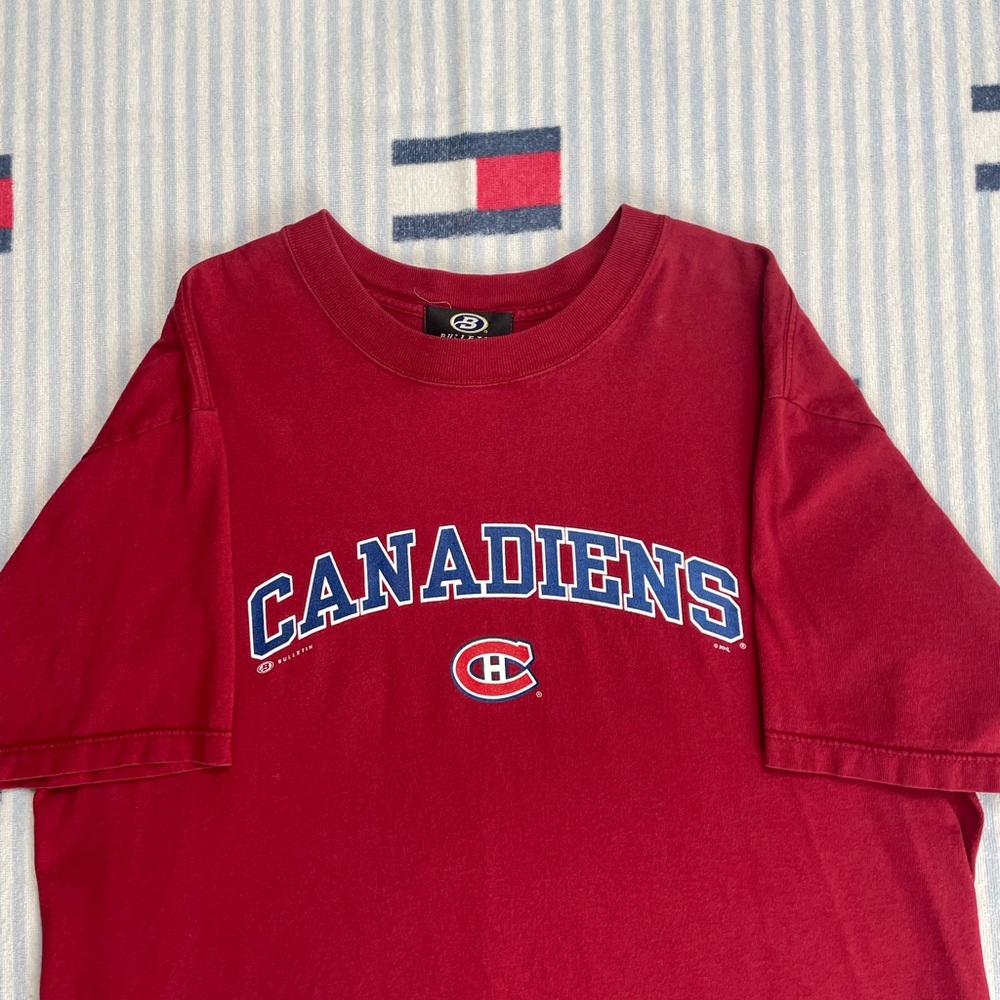 Vintage Montreal Canadians NHL Hockey short sleeve tee shirt - Picture 3 of 10